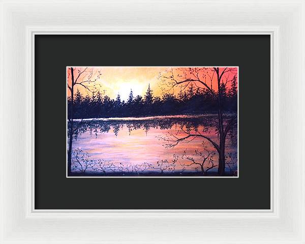 Autumn Nights - Framed Print For Sale