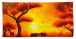 African Sunset  - Beach Towel Online