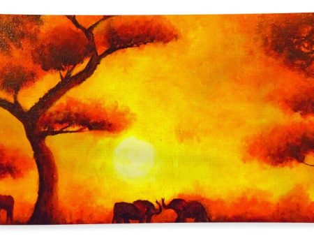 African Sunset  - Beach Towel Online