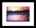 Autumn Nights - Framed Print For Sale