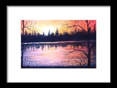 Autumn Nights - Framed Print For Sale