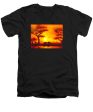 African Sunset  - Men s V-Neck T-Shirt Online Hot Sale