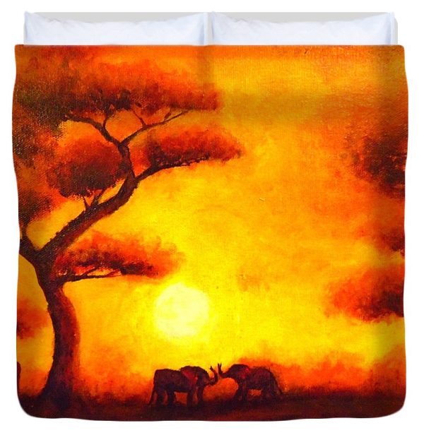 African Sunset  - Duvet Cover Sale