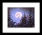 Moon Sight - Framed Print For Cheap