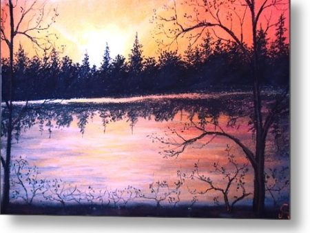 Autumn Nights - Metal Print Online Hot Sale