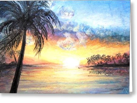 Sunset Exotics - Greeting Card For Sale