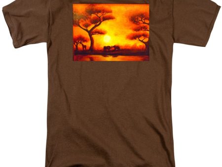 African Sunset  - Men s T-Shirt  (Regular Fit) Cheap