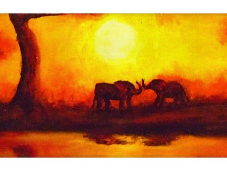 African Sunset  - Yoga Mat Online