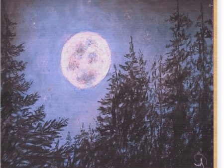 Moon Sight - Wood Print Supply