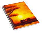 African Sunset  - Spiral Notebook Fashion