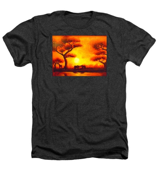 African Sunset  - Heathers T-Shirt Hot on Sale