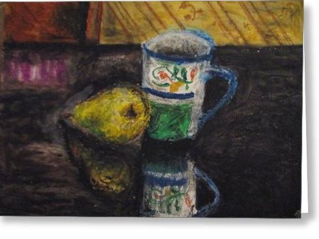 Still Life Pared Cup - Greeting Card Online Sale