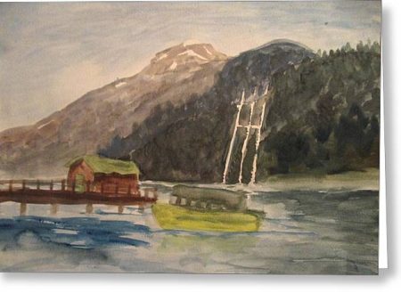 Boating Shore - Greeting Card Online Hot Sale