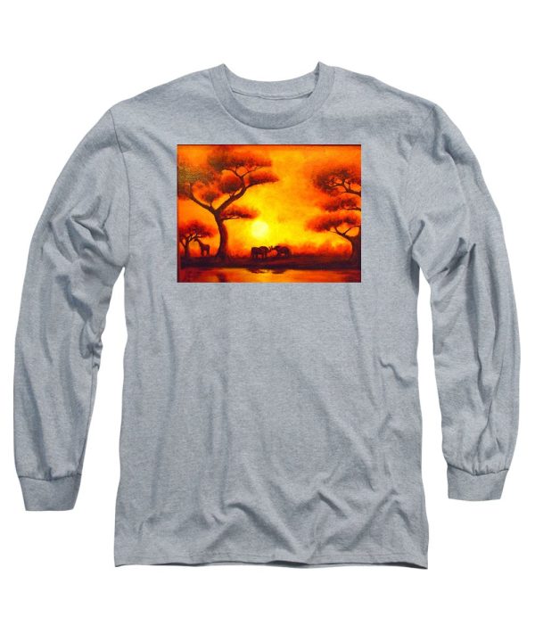 African Sunset  - Long Sleeve T-Shirt For Discount