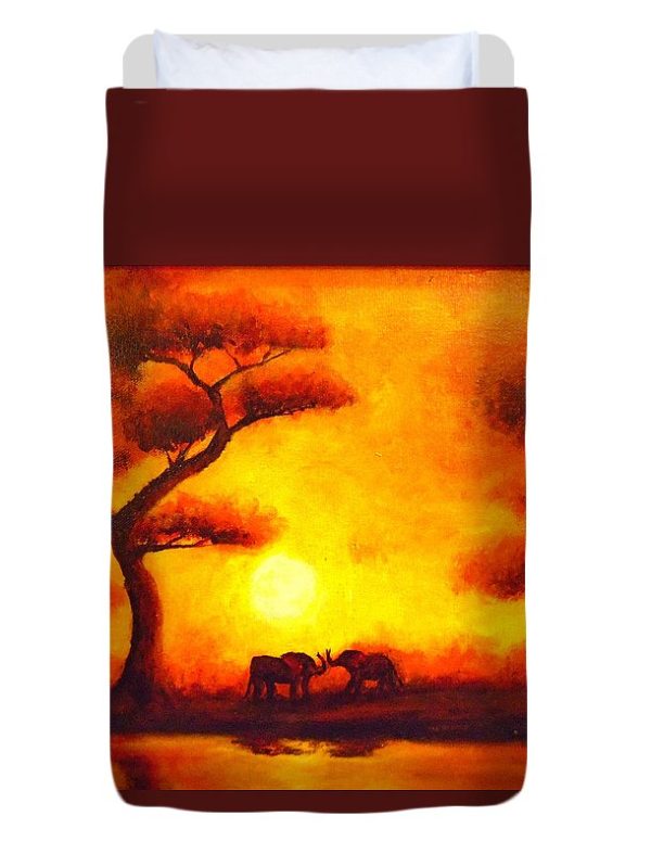 African Sunset  - Duvet Cover Sale