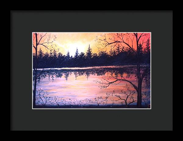 Autumn Nights - Framed Print For Sale