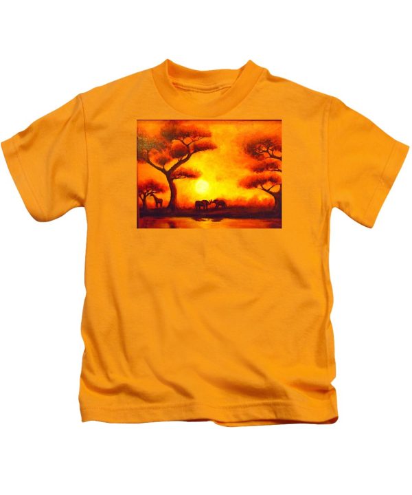 African Sunset  - Kids T-Shirt Cheap