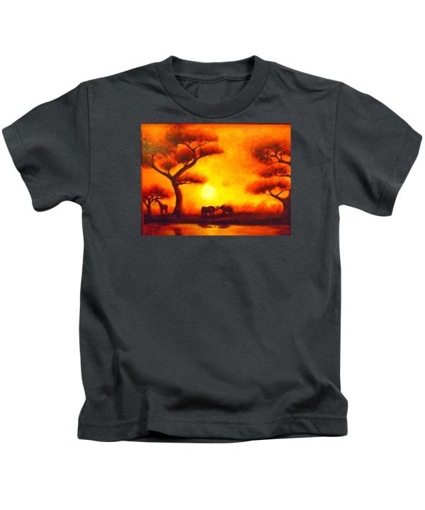 African Sunset  - Kids T-Shirt Cheap