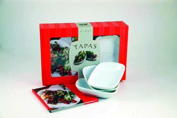 Tapas - startpaket med receptbok, 3 skålar Fashion